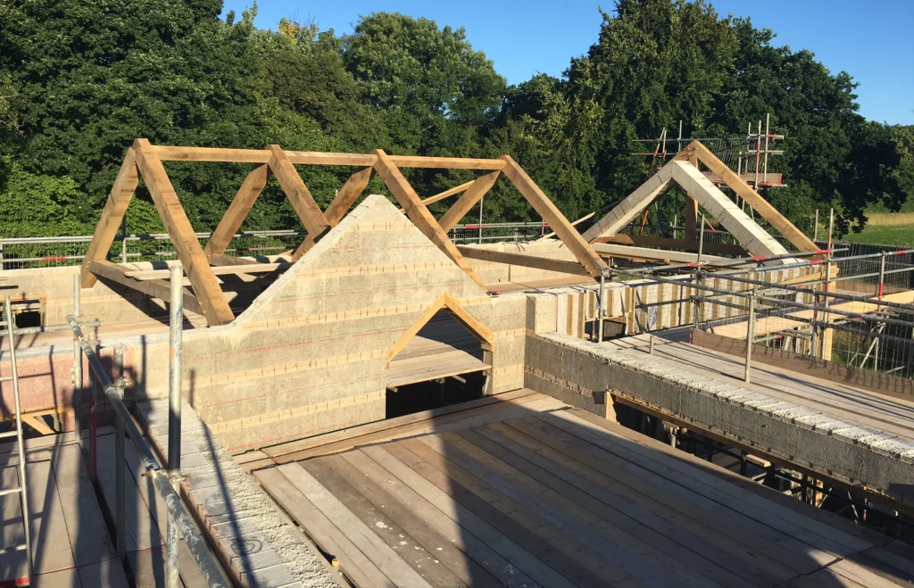 building with ICF - building elements